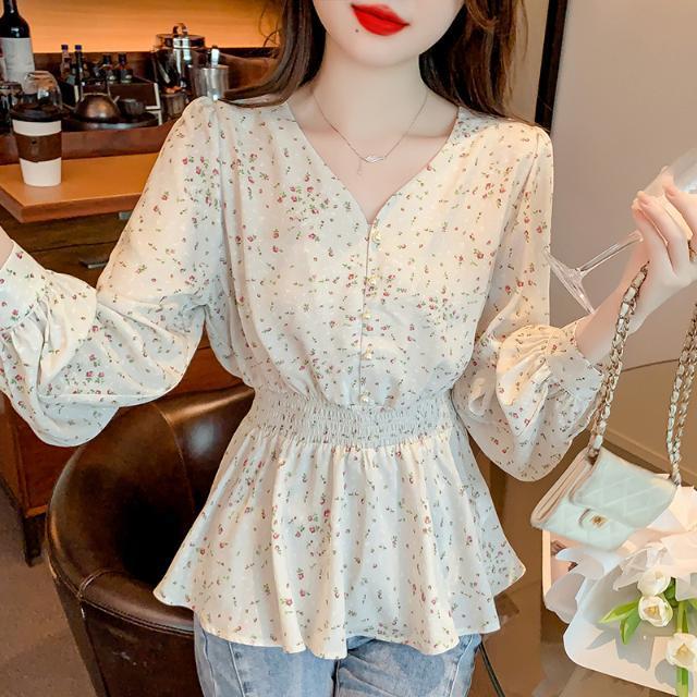 Women Formal Blouses For Evening Wear - 長袖シャツレディースチェック柄ボタンダウン特大ルーズフィットレトロフェミニンプレッピースタイル若々しくエレガントな日常春の摩耗