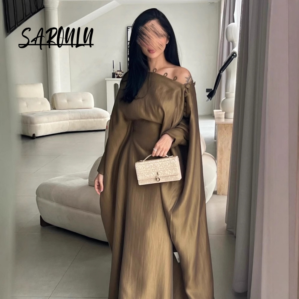 Women Formal Wear Dubai - 新作入荷 カフタン Aライン プロムガウン 上品 アラビアン