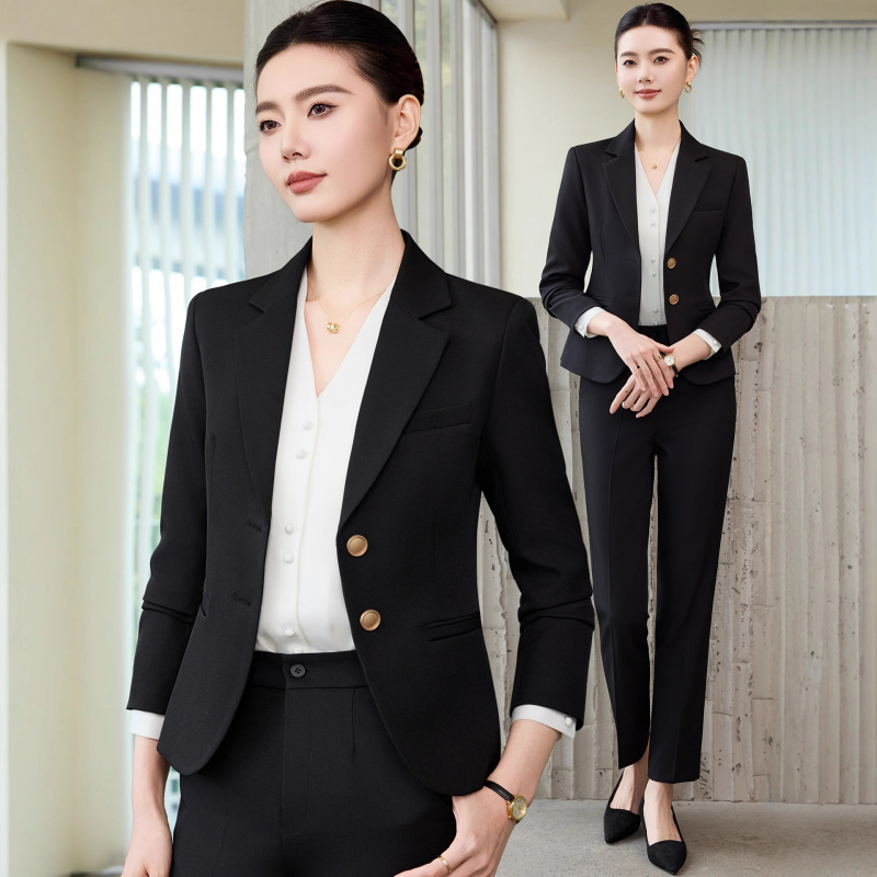 アプリコットホワイトスーツ女性用OLプロフェッショナル通勤面 - Women Formal Wear White Shirt のレビューと価格