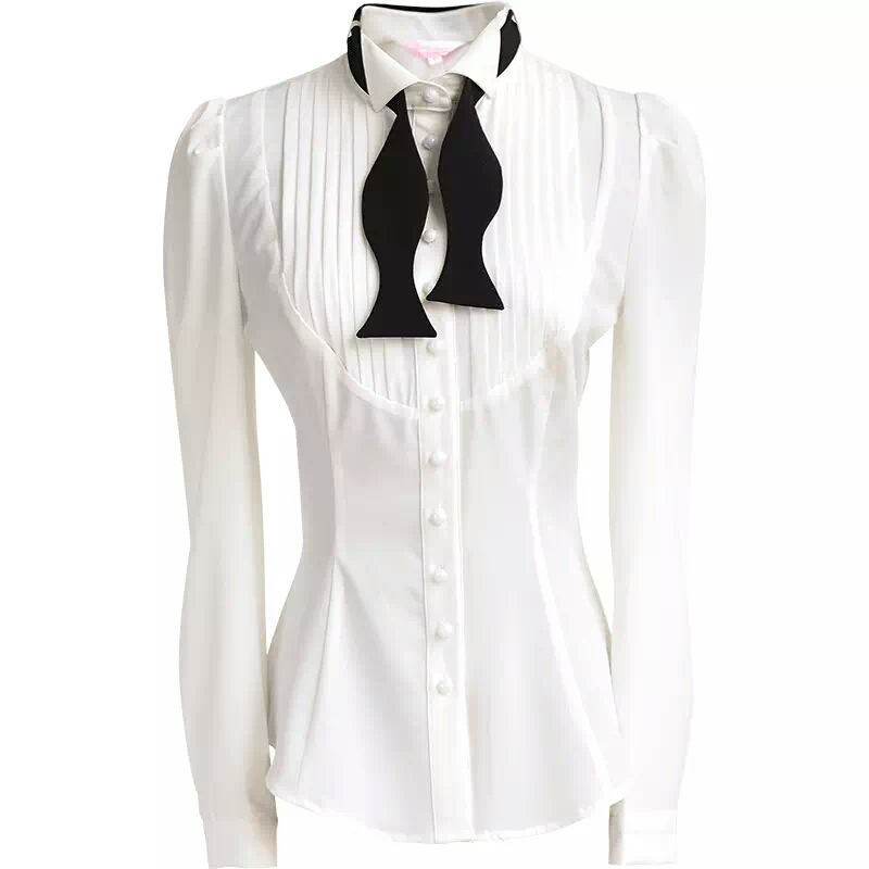 メンズフォーマルプレタイド調節可能な蝶ネクタイ黒白無地エレガ - Women Formal Wear With Tie のレビューと価格
