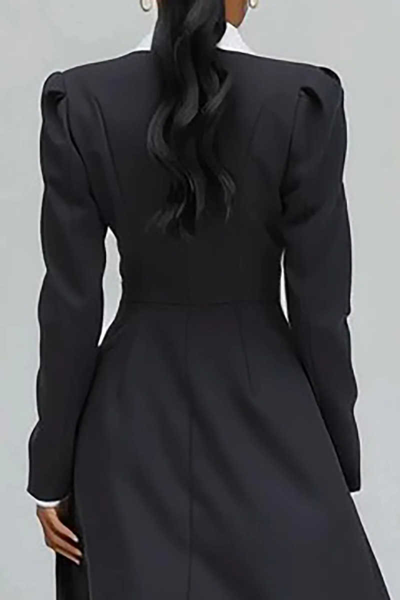Aライン女性ロングブレザージャケットワンピースフォーマル誕生 - Women Formal Wear With Tie のレビューと価格