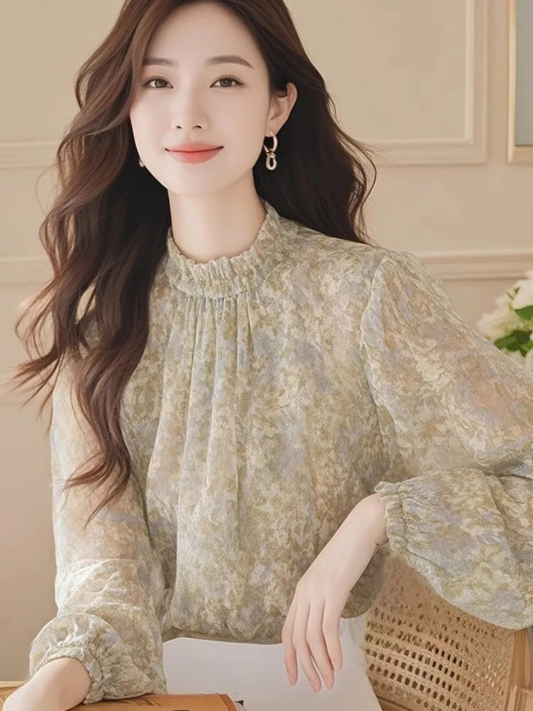 長袖シャツ レディース サテン プリーツ ボタンダウン トッ - Women Formal Blouses For Evening Wear のレビューと価格