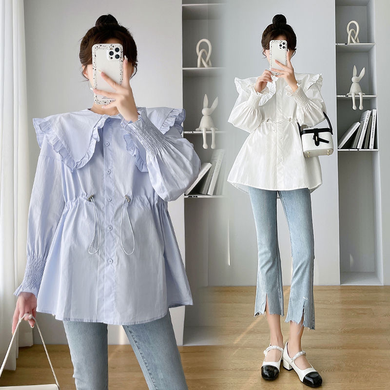 長袖シャツ レディース コットン チェック柄 ボタンダウン  - Women Formal Blouses For Evening Wear のレビューと価格