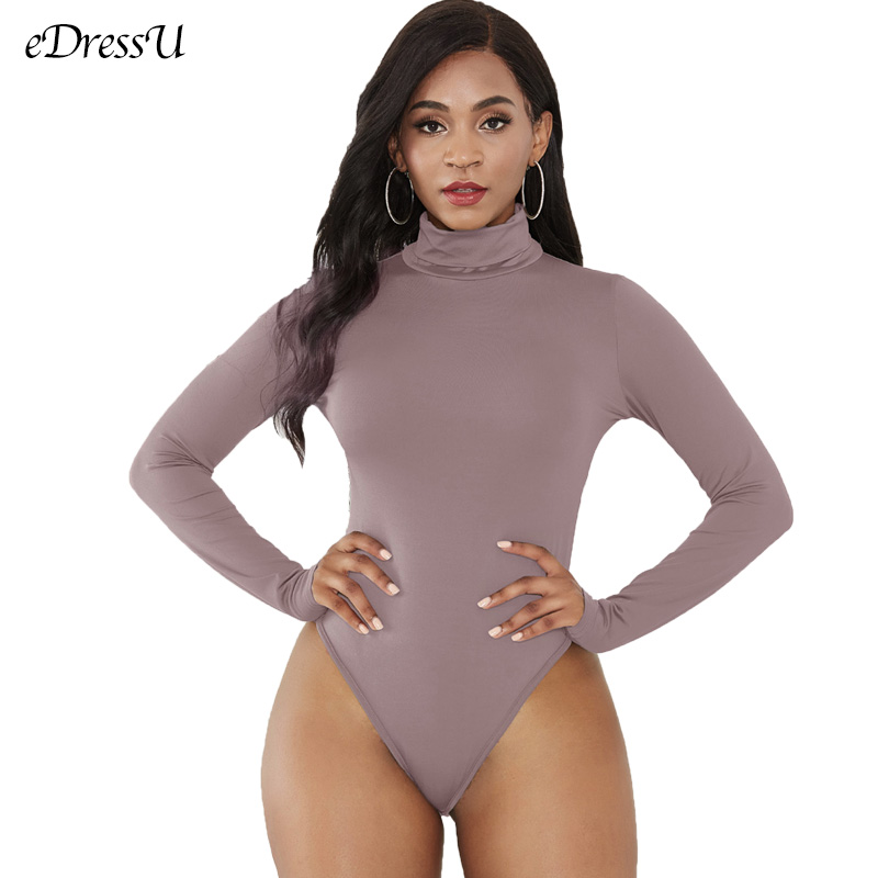 女性用長袖ボディスーツ,タートルネック,タイトフィット,白と - Turtleneck Bodysuit Office のレビューと価格