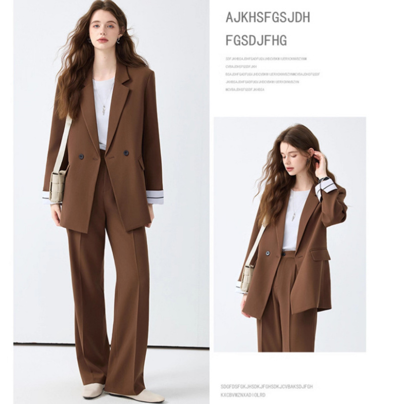 オフホワイトのレディーススーツ 春秋2025新作 通勤 プロ - Women Formal Wear White Shirt のレビューと価格