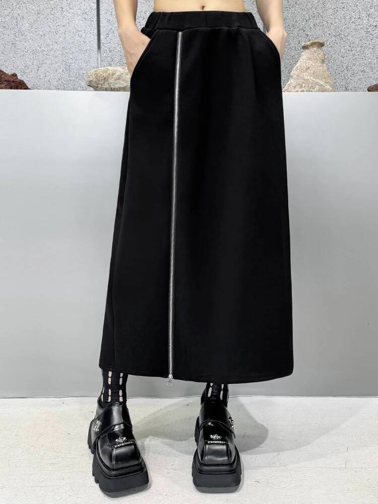 ジッパースウェットシャツ半身スカートツーピーススーツ新しいタ - Turtleneck Bodysuit Office のレビューと価格