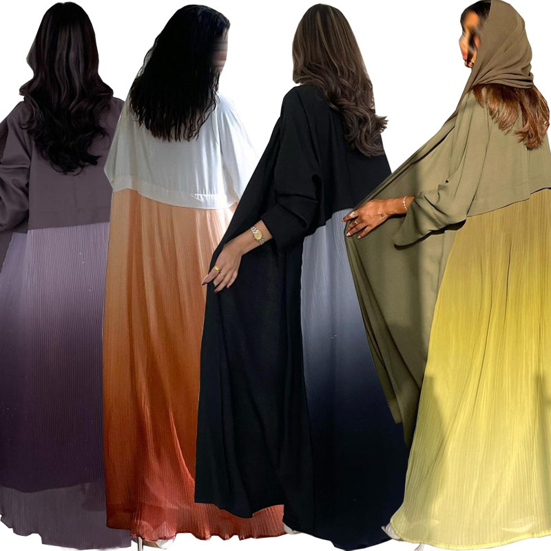 ムスリム女性用プリーツアバヤドレス ドバイスタイル フルカバ - Women Formal Wear Dubai のレビューと価格