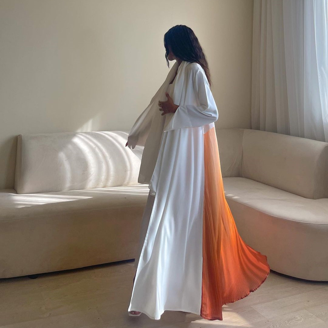 ムスリム女性用プリーツアバヤドレス ドバイスタイル フルカバ - Women Formal Wear Dubai のレビューと価格